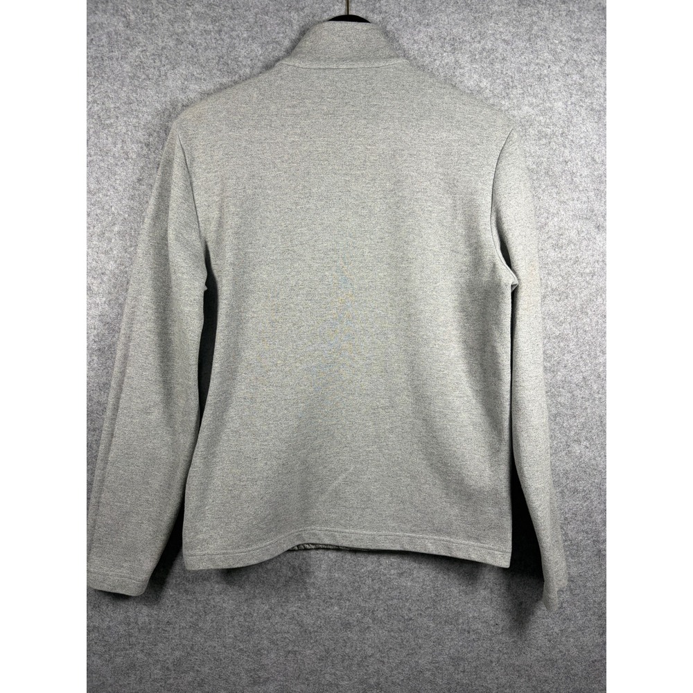 Polo Golf Ralph Lauren Mens Gray Quilted Quarter Zip Pullover Sweater Small